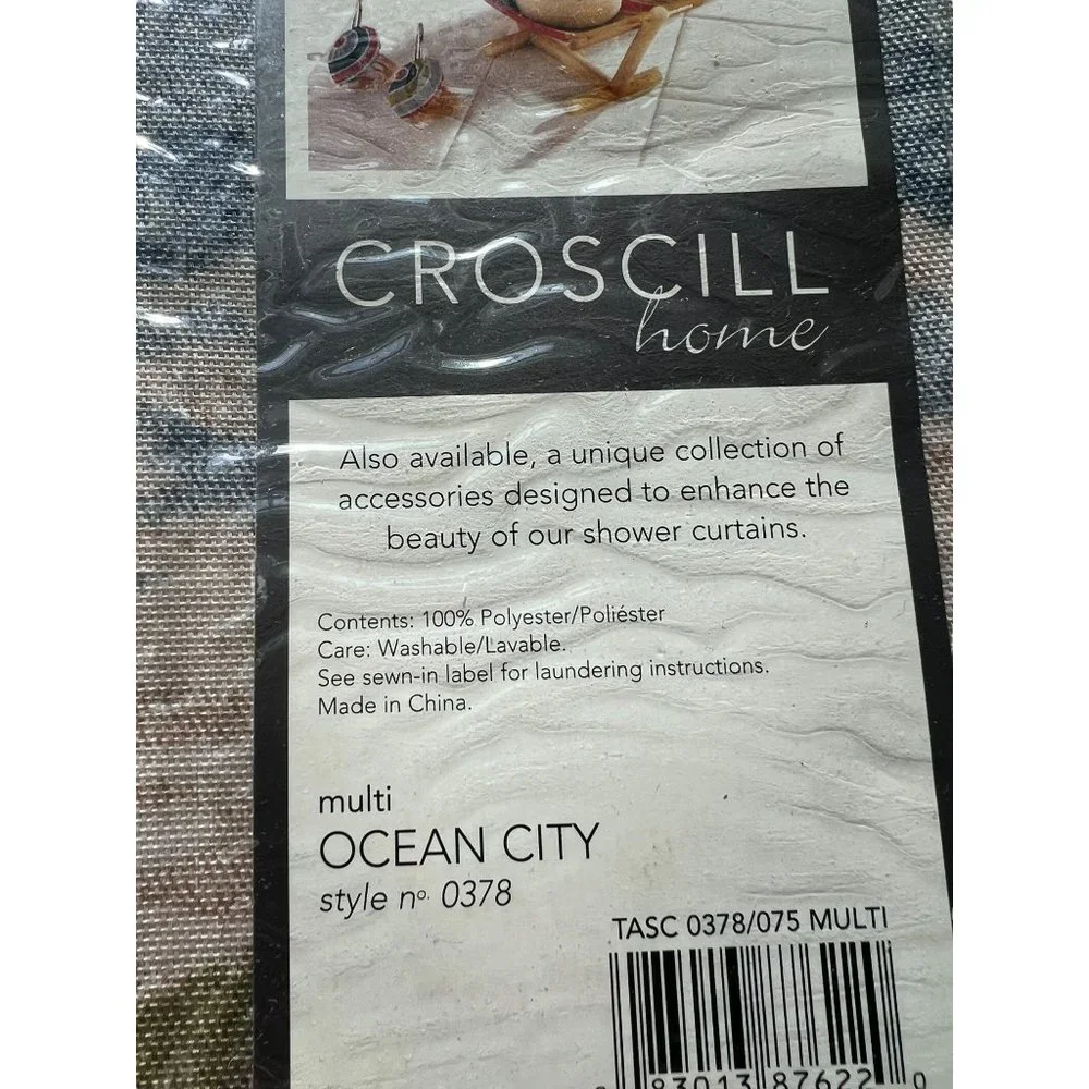 Croscill Home Ocean City Shower Curtain 72